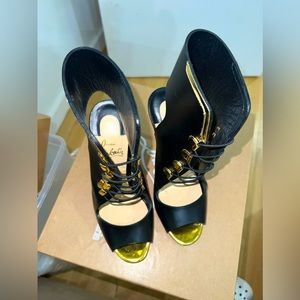 Louboutin HEELS TROUBIDA 120 SHINY CALF/SPECCHIO